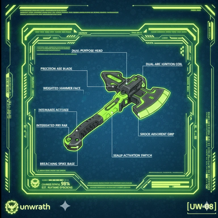 [ UW-08 ] TACTICAL BREACHING AXE