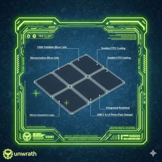 [ UW-03 ] 100W FOLDABLE ARRAY